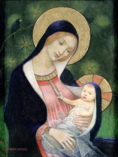 Madonna der Tanne, 1925 von Marianne Stokes